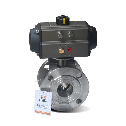 衛生級法蘭氣動蝶閥