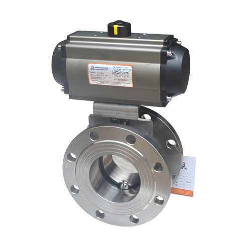 衛生級法蘭氣動蝶閥